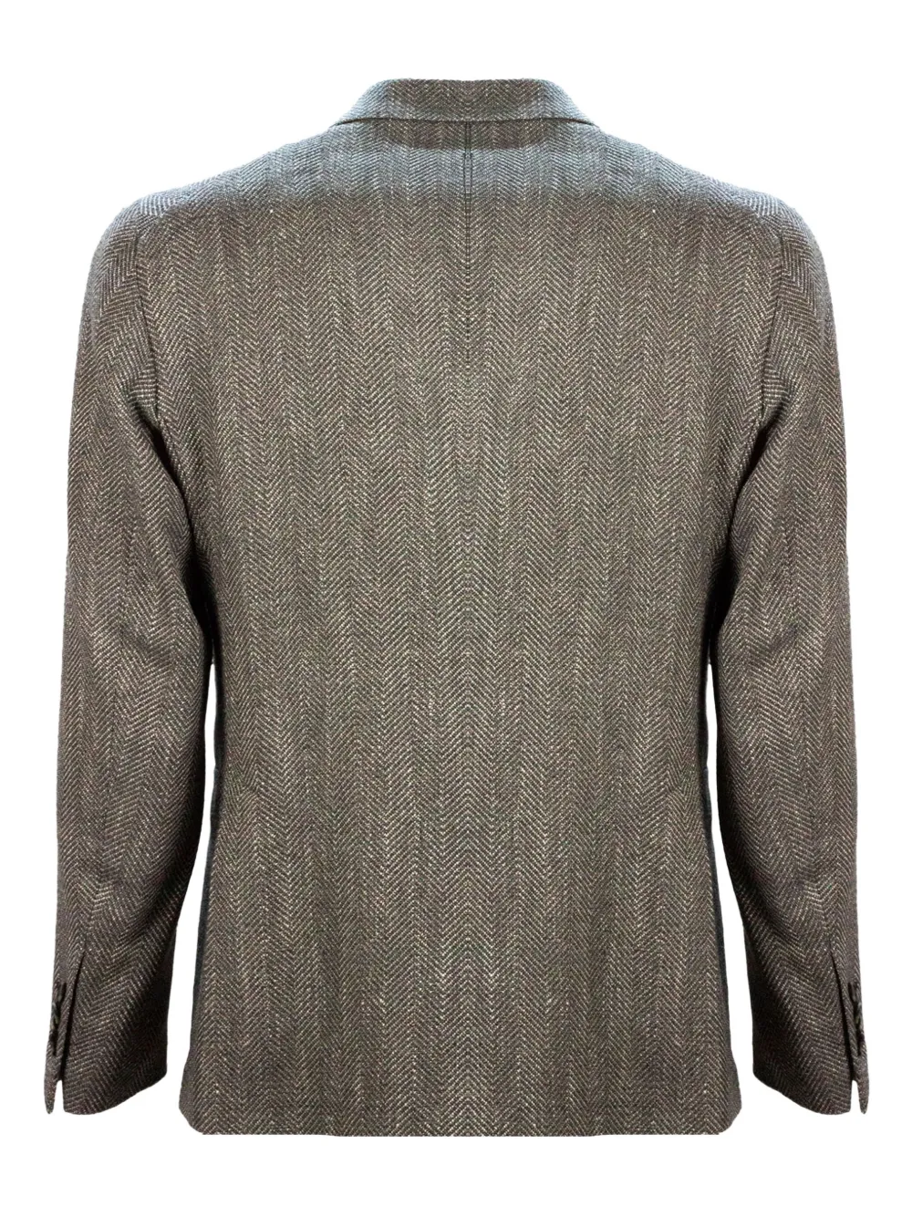Tagliatore double-breasted herringbone-patterned blazer | Blazers | Image 2
