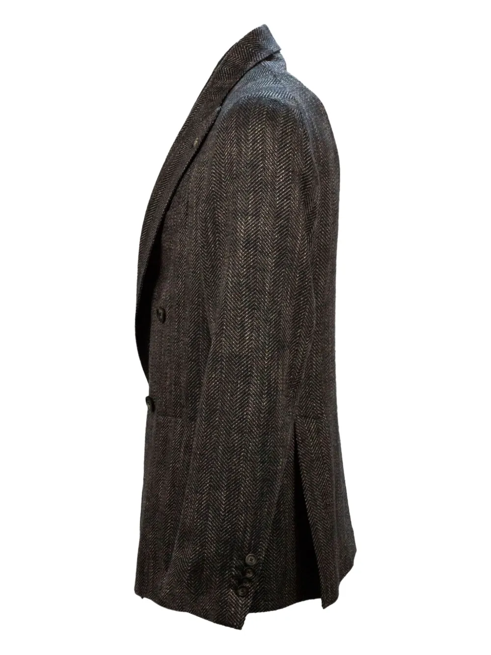 Tagliatore double-breasted herringbone-patterned blazer | Blazers | Image 2