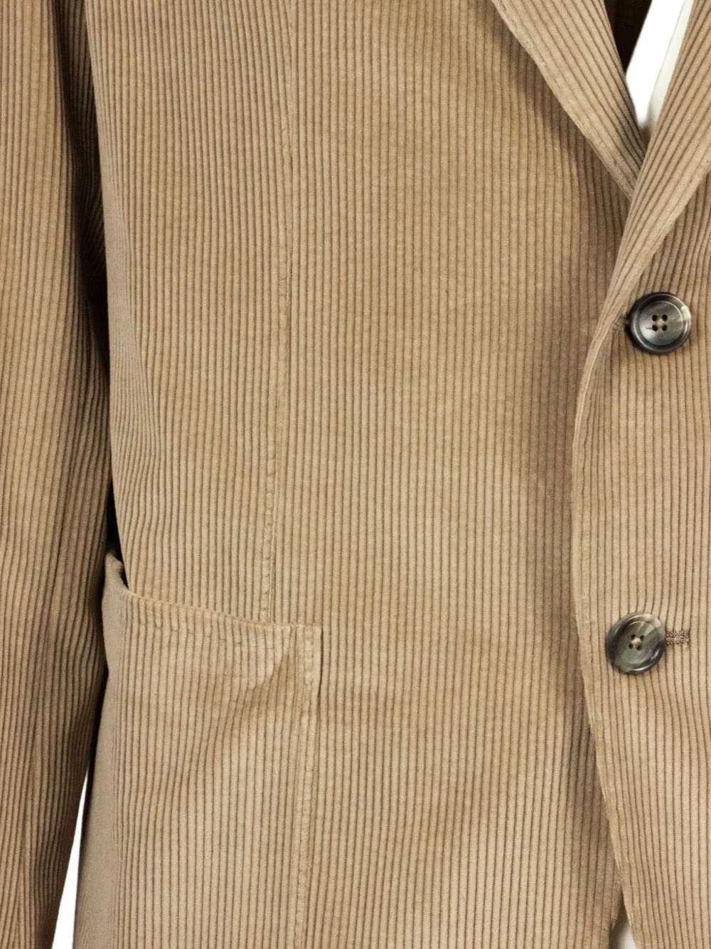 Tagliatore Blazer met puntige revers en geribbelde textuur Beige