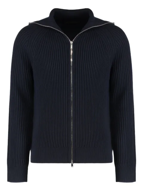 slowear zip-fastening cardigan