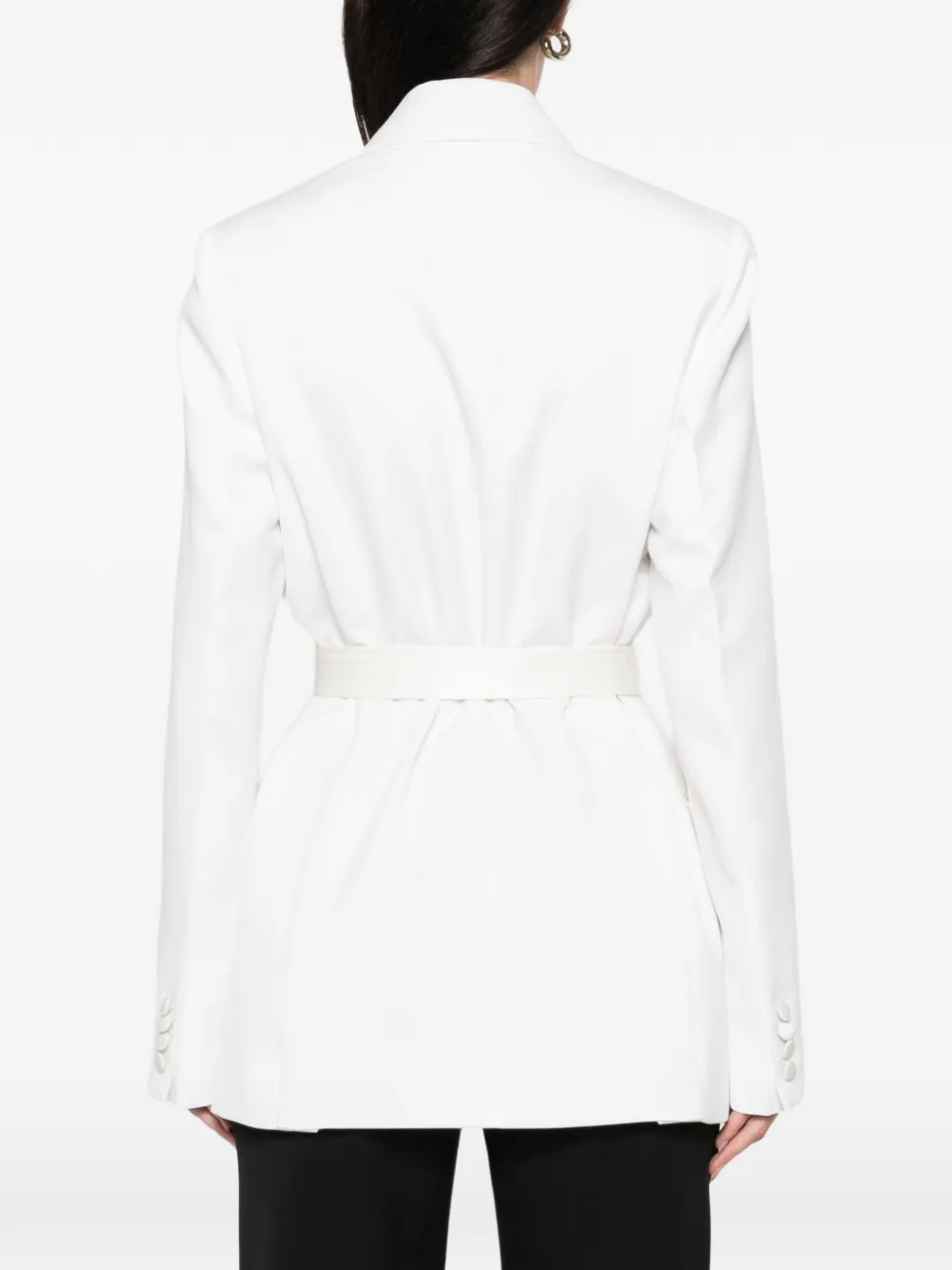Victoria Beckham Peak-lapels Blazer In White