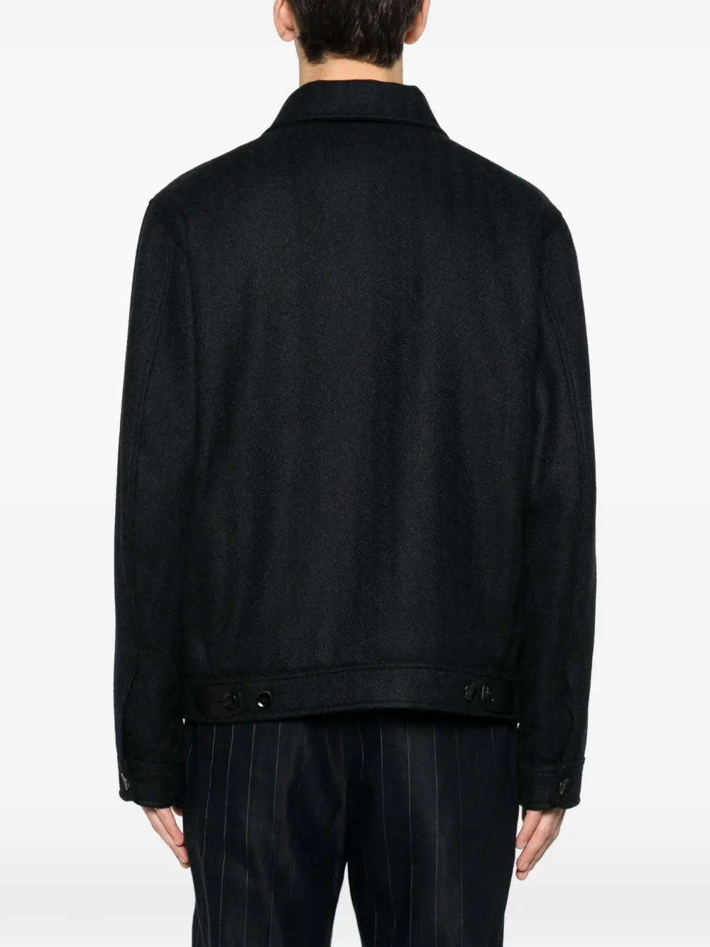 Brioni Jack met rits Zwart