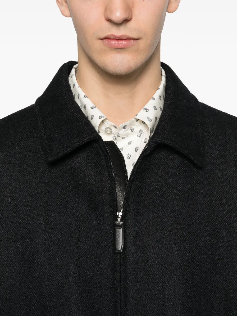 Brioni Jack met rits Zwart