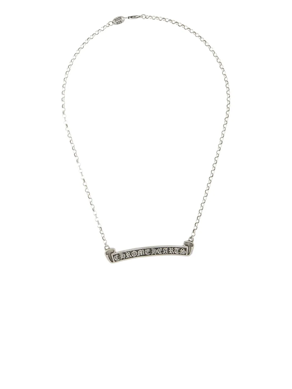 Chrome Hearts scroll-label chain necklace | plateado | Image 1