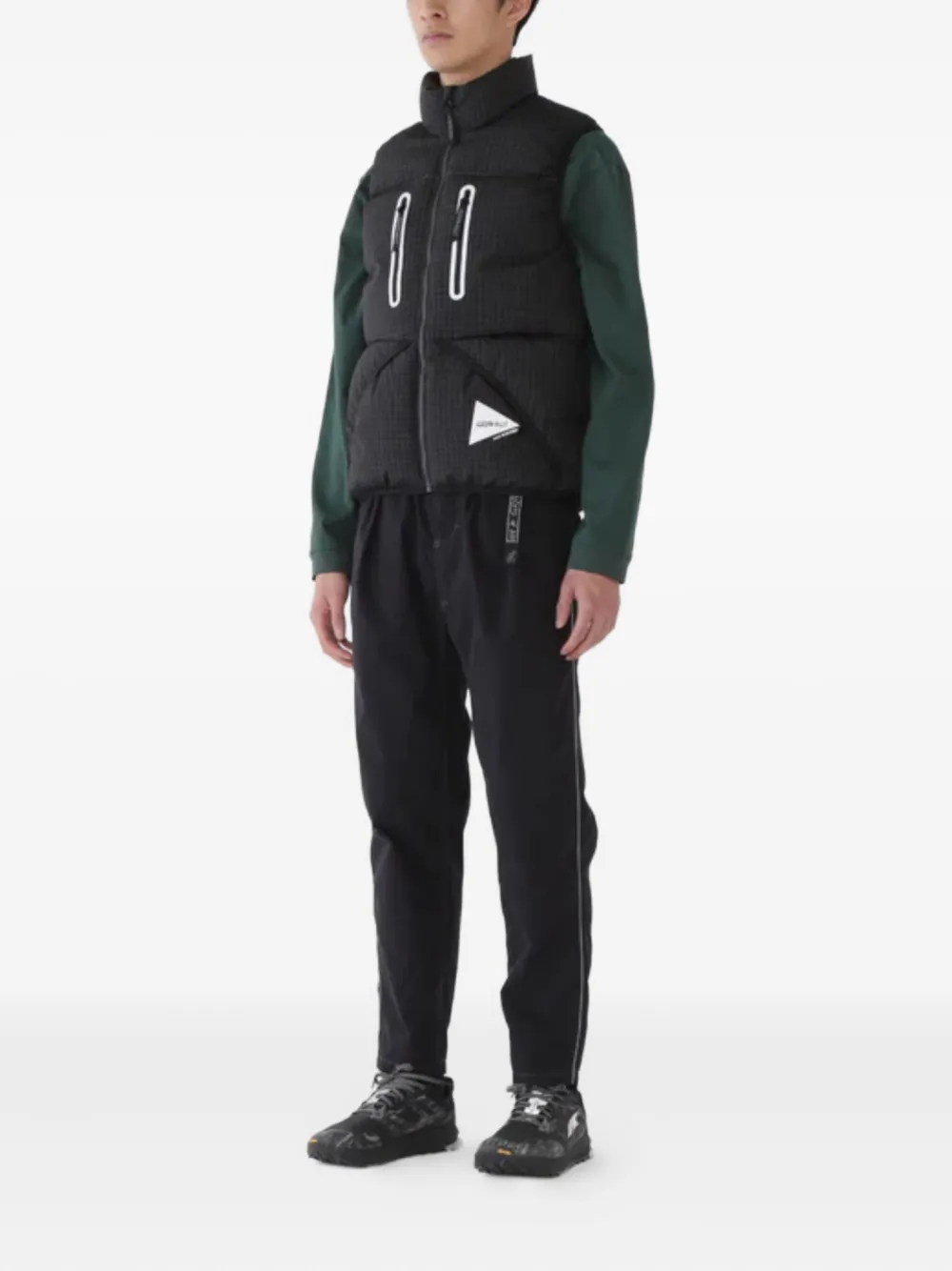 and Wander gadded gingham-pattern gilet | Waistcoats & Gilets | Image 2