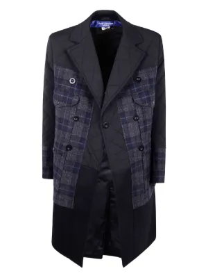Balenciaga チェック トレンチコート | グレー | FARFETCH JP