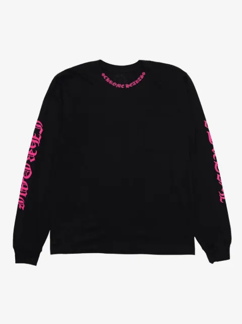 Chrome Hearts sudadera con logo en el cuello