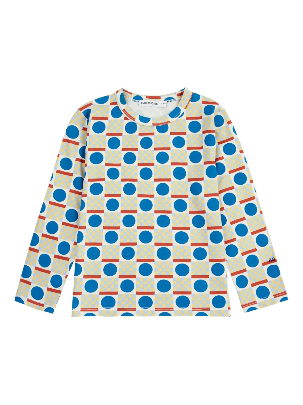 Bobo Choses T-shirt con stampa geometrica - Toni neutri