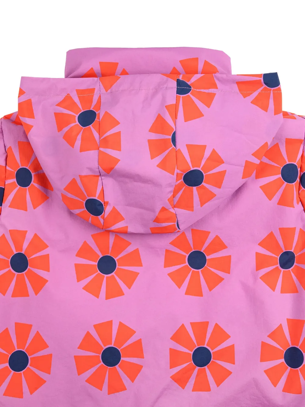 Bobo Choses Gewatteerd jack met bloemenprint Roze