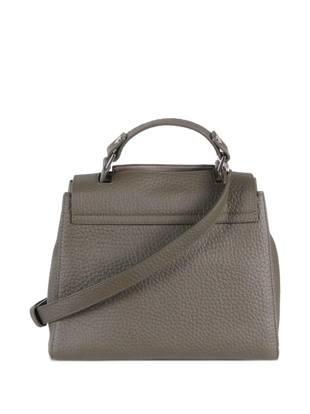 Orciani Sveva leather small tote bag - Grijs