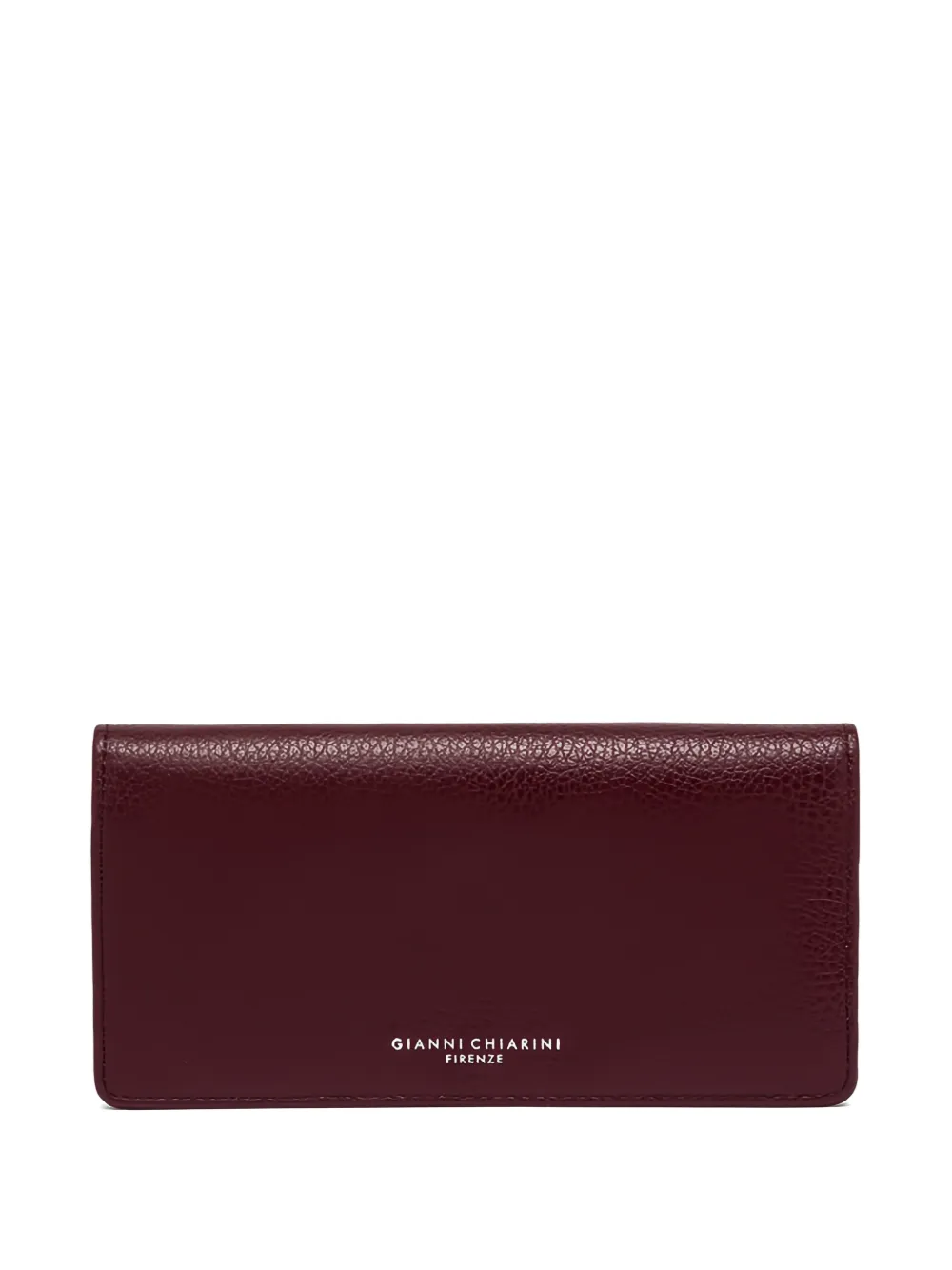 GIANNI CHIARINI grained-leather wallet - Rosso