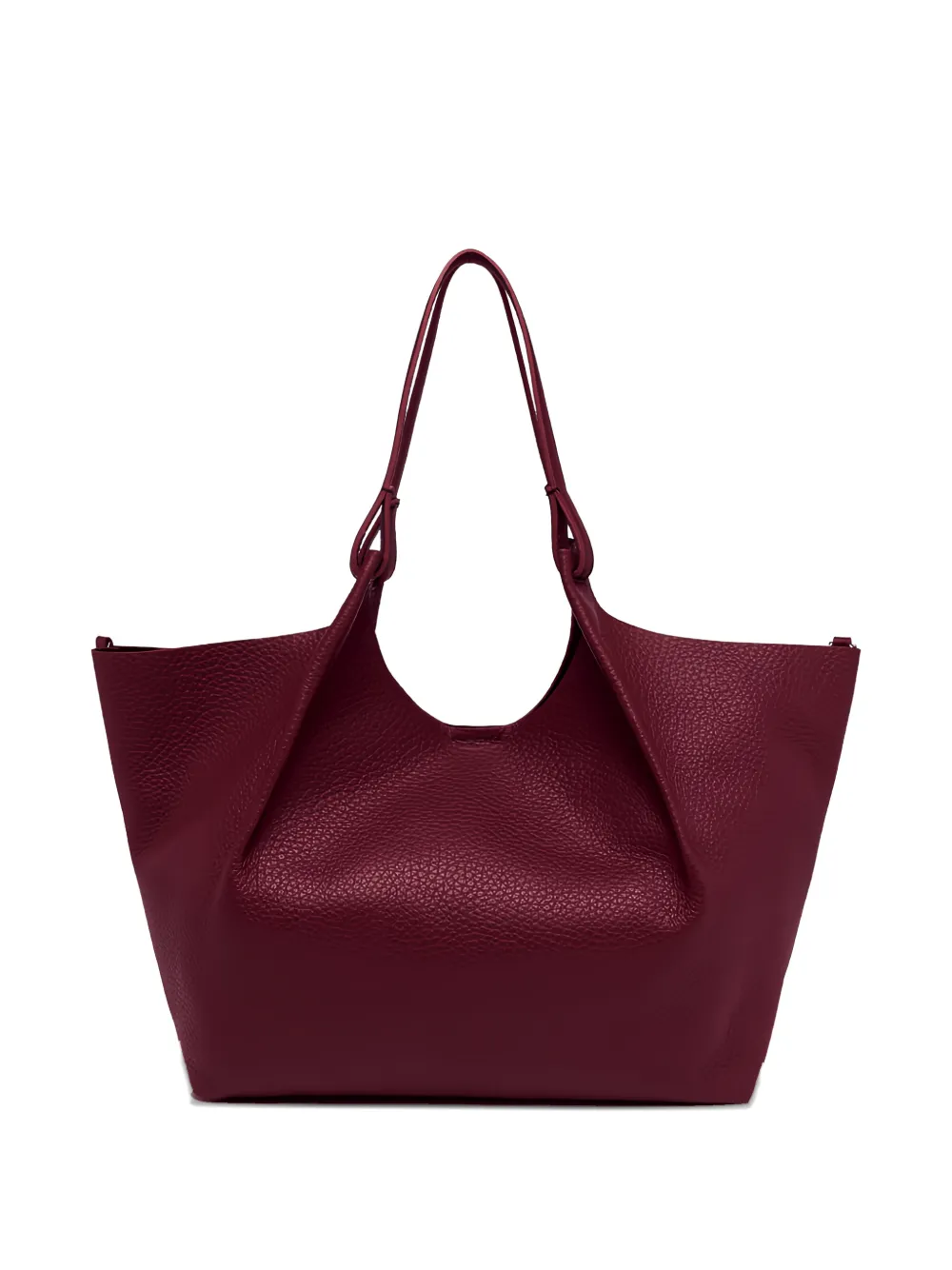 GIANNI CHIARINI gathered top handle tote bag - Rood