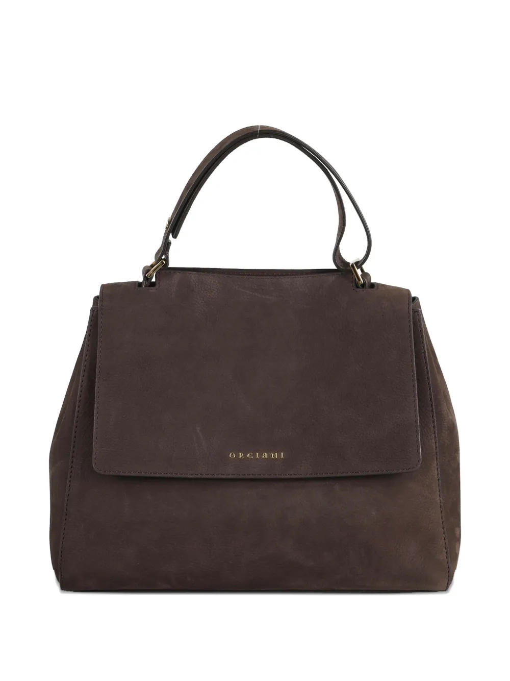 Orciani Medium Sveva Tote Bag In Brown