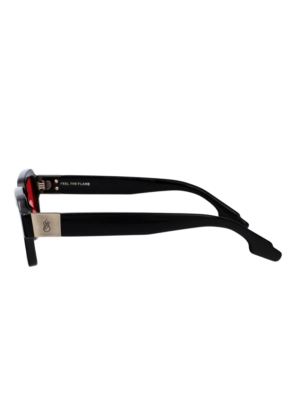 Vision Of Super Nomad zonnebril met rechthoekig montuur Zwart