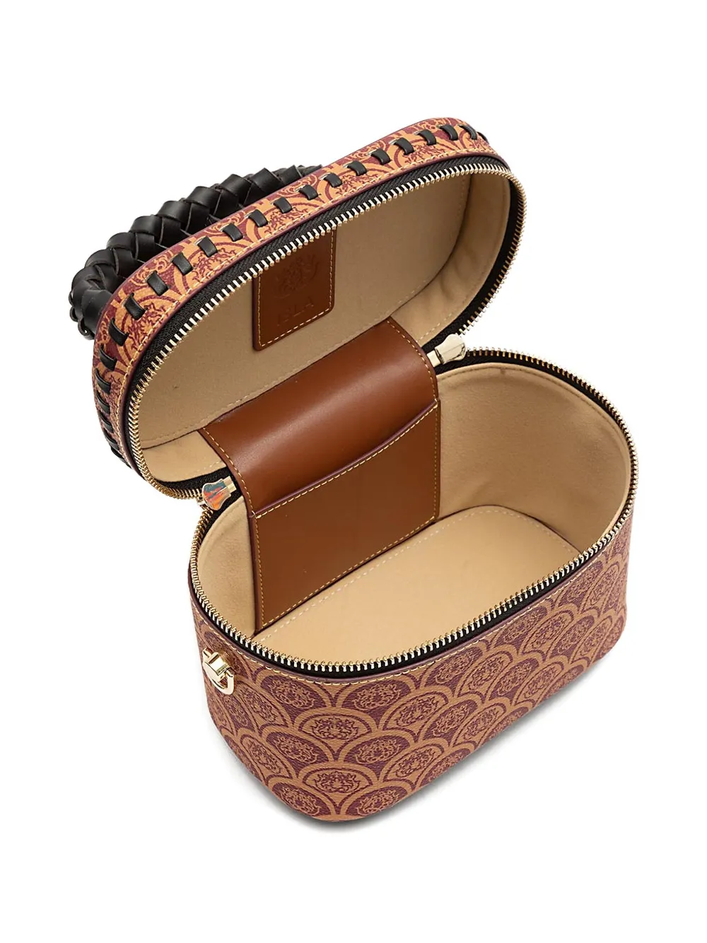 &isla Sirena Canvas Shoulder Bag In Brown