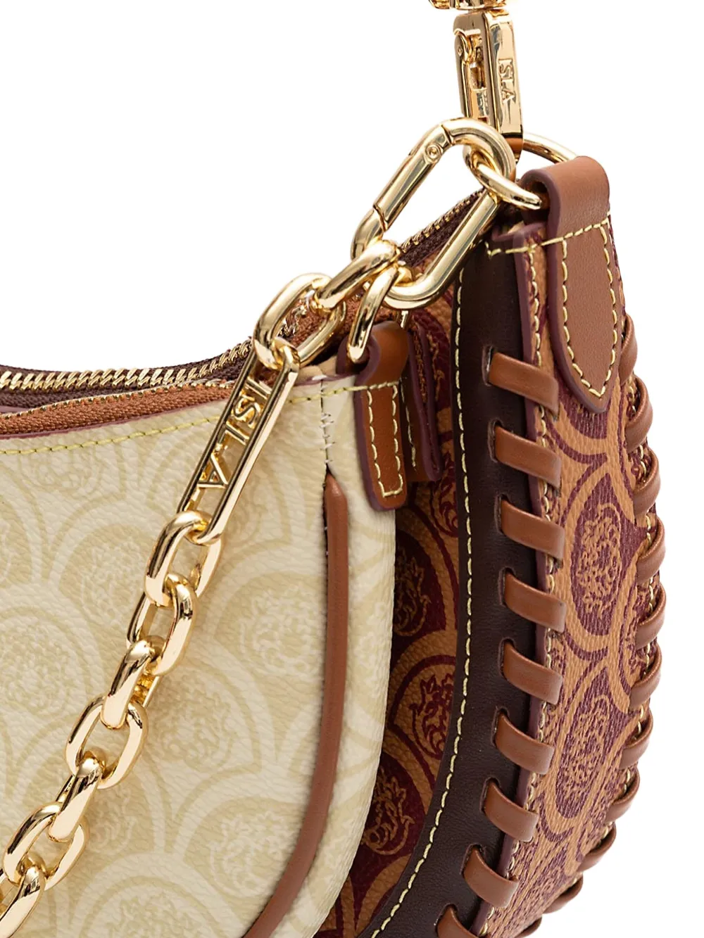 Isla Sirena canvas schoudertas Beige