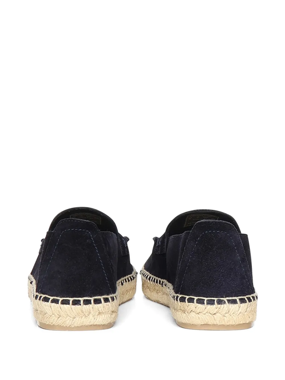 Emporio Armani Espadrilles met stiksels Blauw