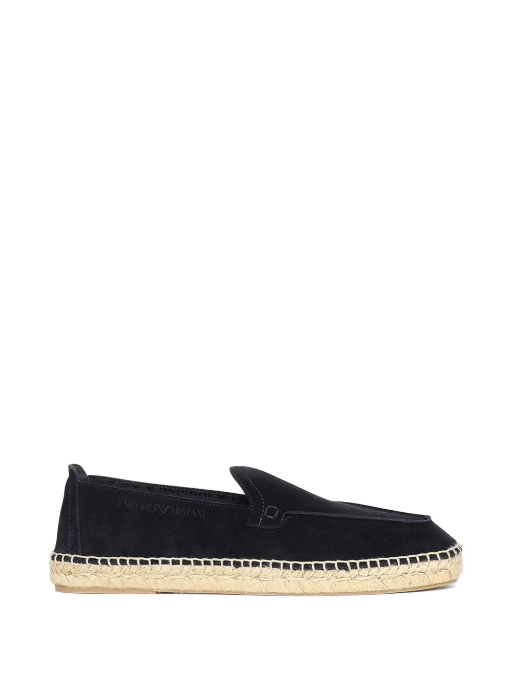 Emporio Armani Espadrilles met stiksels Blauw