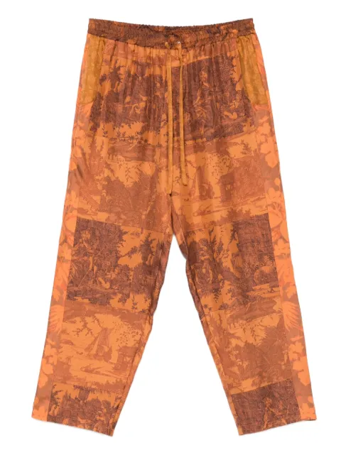 Pierre-Louis Mascia patchwork printed trousers