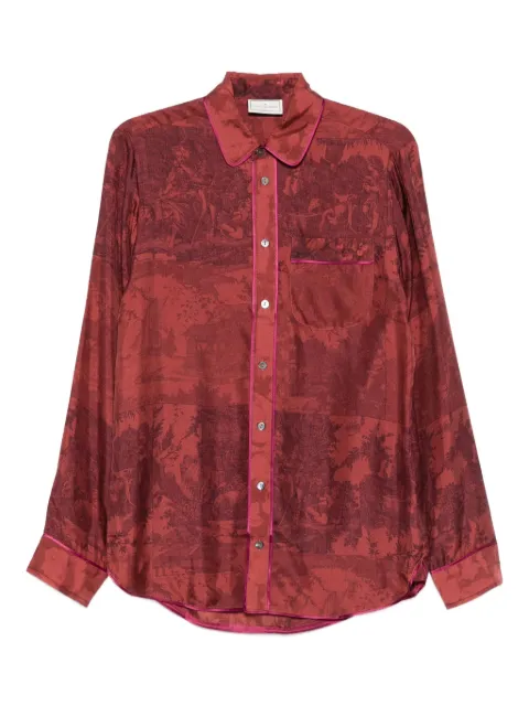 Pierre-Louis Mascia print pocket shirt