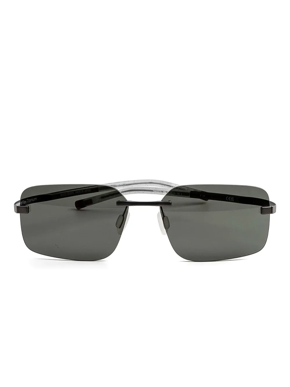 Tag Heuer Eyewear Occhiali da sole squadrati - Grigio
