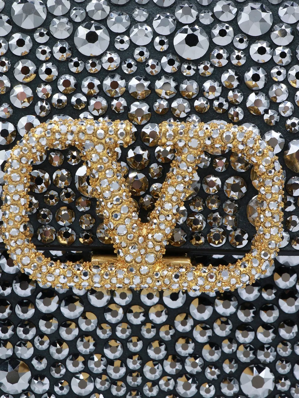 Valentino Mini Vsling Vlogo Signature Shoulder Bag In Gray