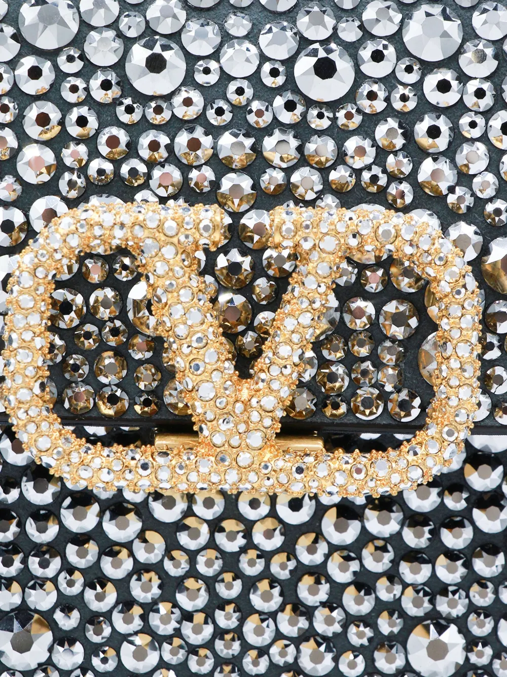 Valentino Mini Vsling Vlogo Signature Shoulder Bag In Gray