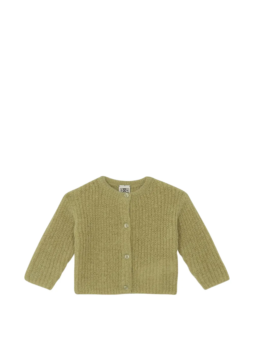 Bonton ribbed cardigan - Verde