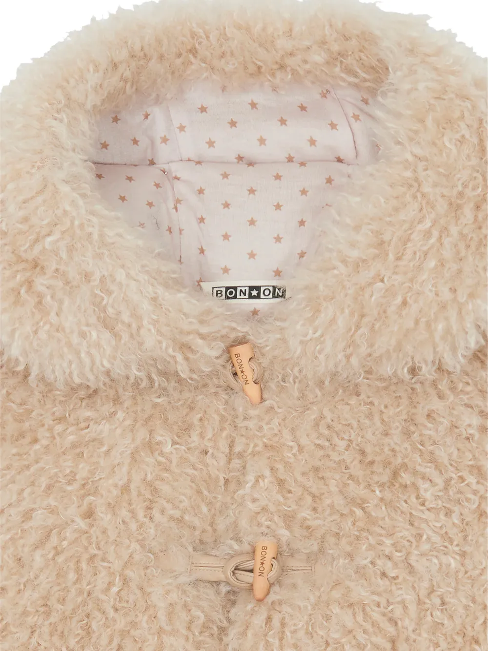  Bonton Faux-fur Hooded Jacket - Neutrals 
