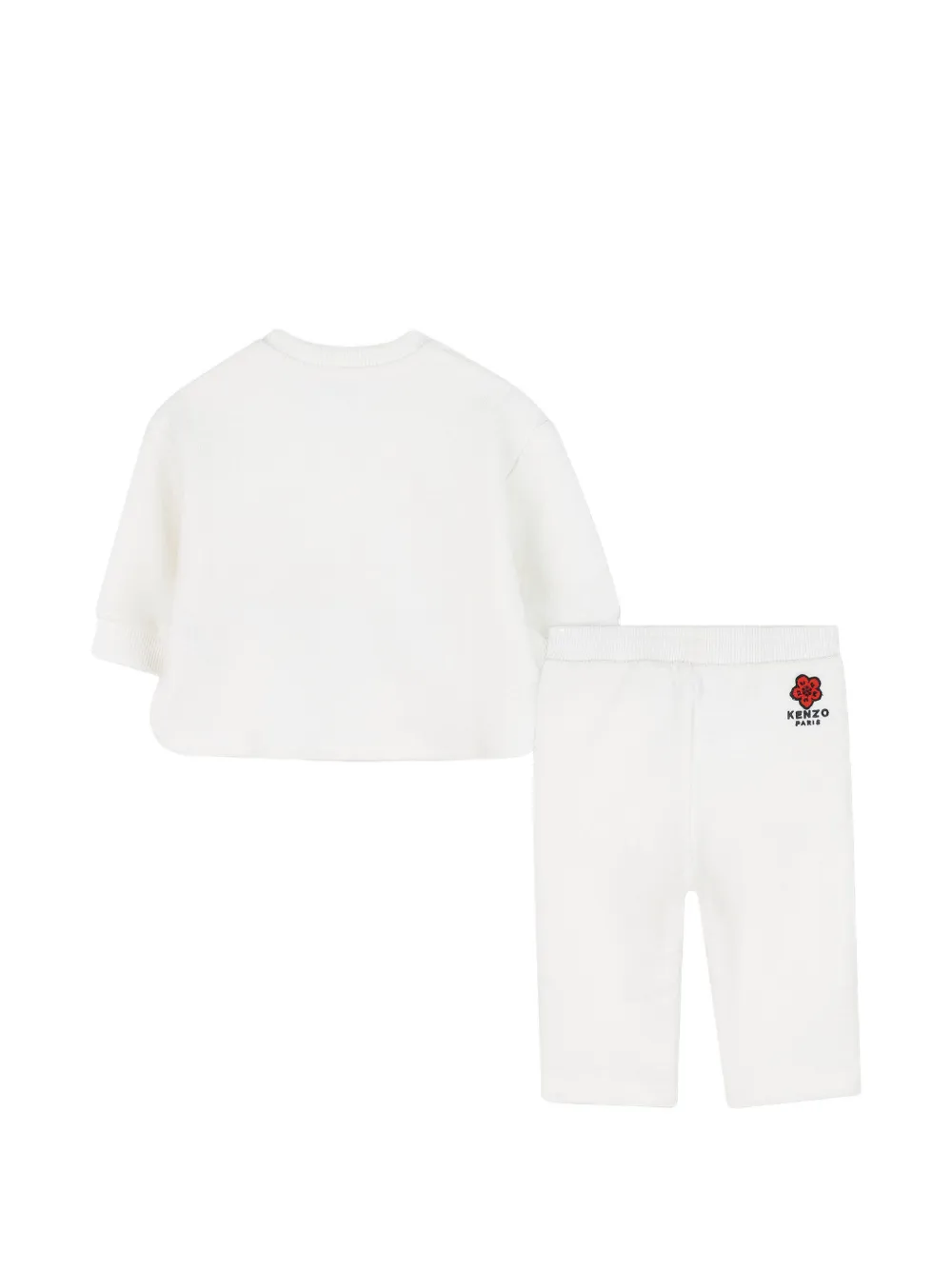 Kenzo Kids Babypakje met bloemenpatch Wit