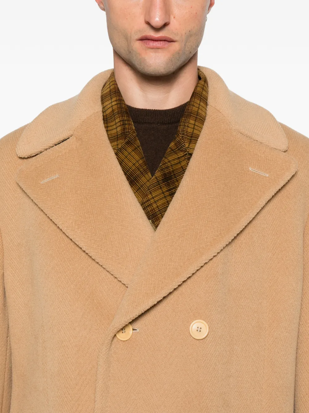 Romeo Gigli Pre-Owned 1990s ダブルコート | ブラウン | FARFETCH JP