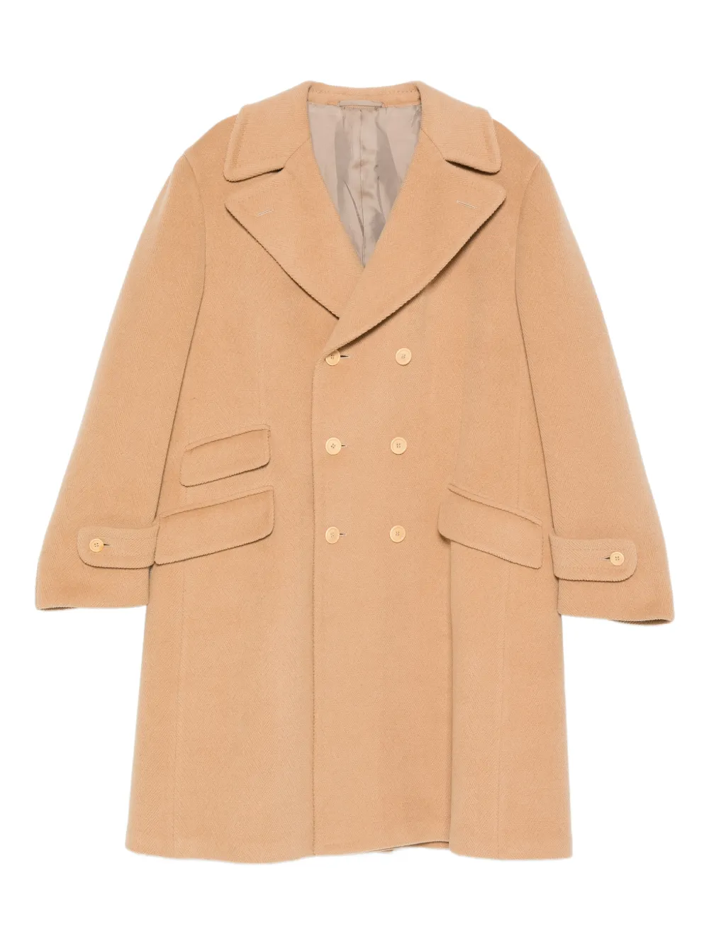 Romeo Gigli Pre-Owned abrigo con doble botonadura 1990 | marrón | Image 1