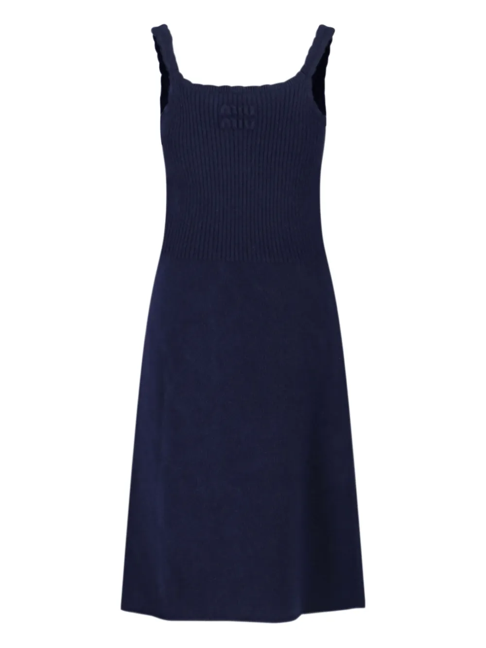 Miu Miu knitted wool dress - Blauw