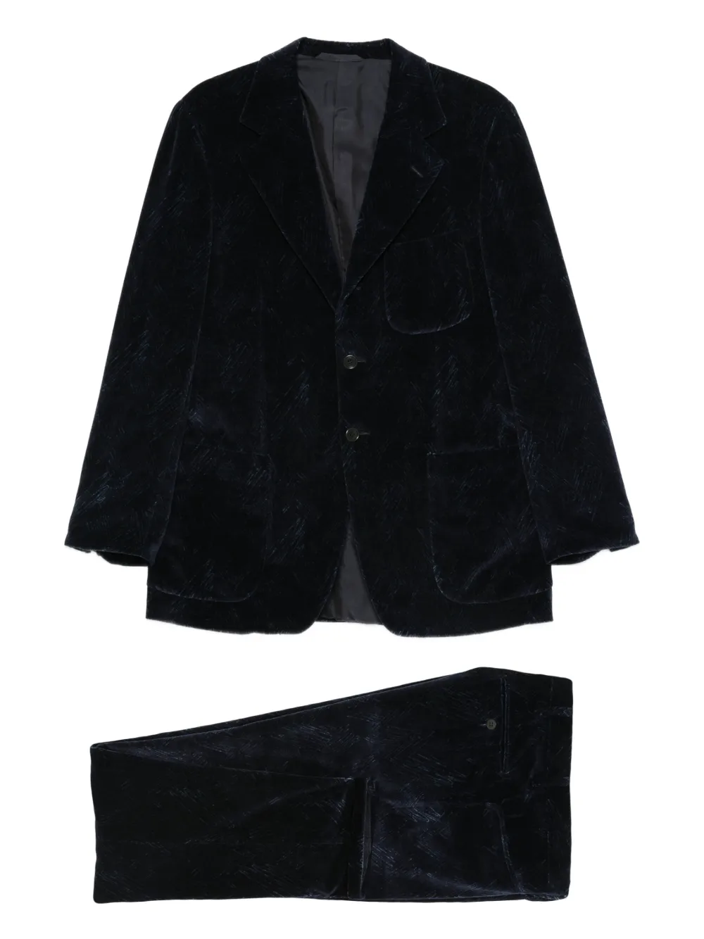 Romeo Gigli Pre-Owned traje con botones 1990 | azul | Image 1