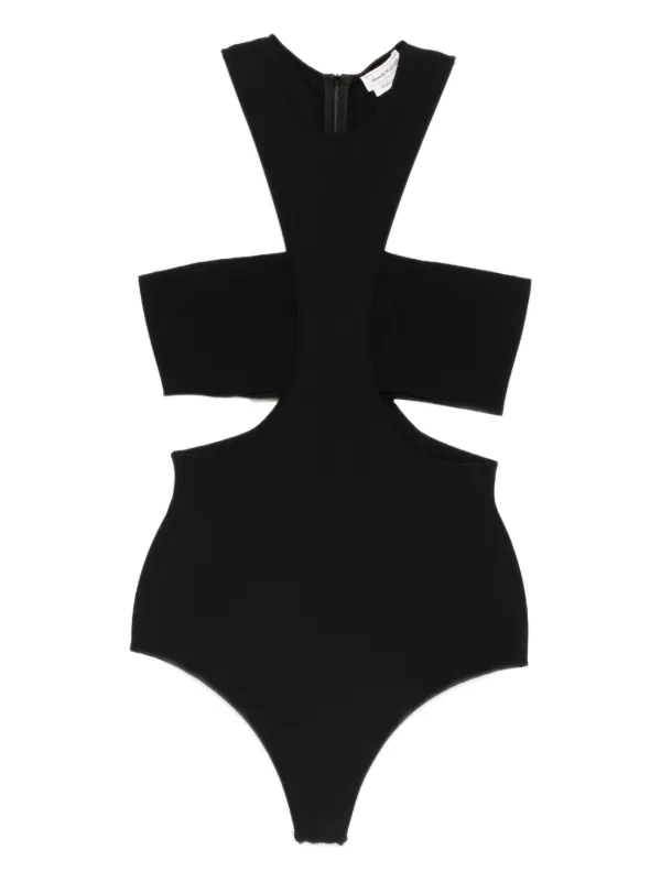 Alexander McQueen Cutout Top in Black