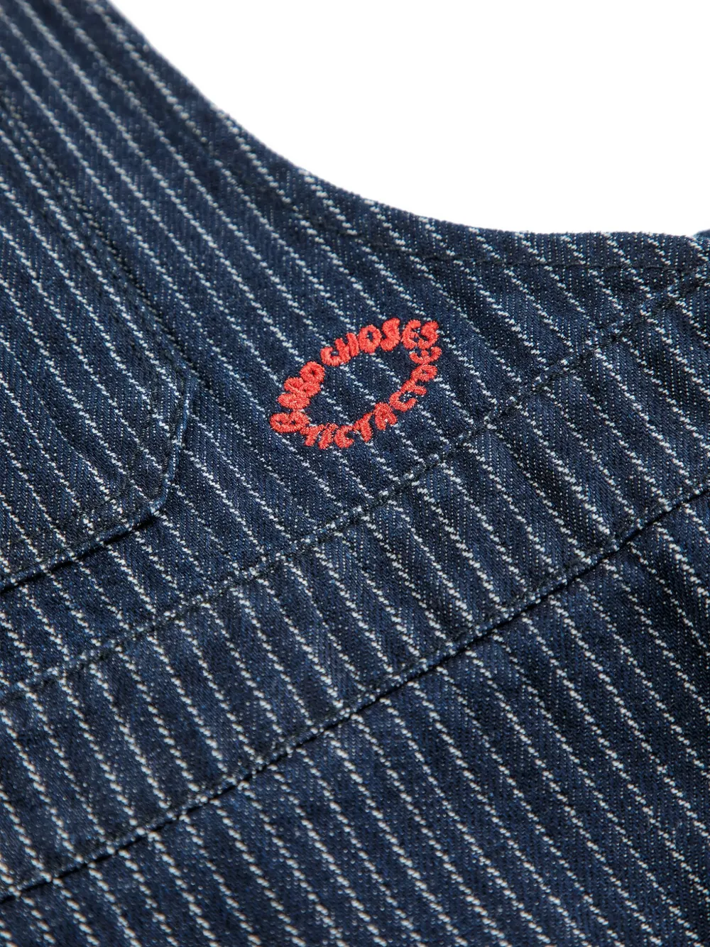 Bobo Choses Tic Tac Toe spijkerjurk Blauw