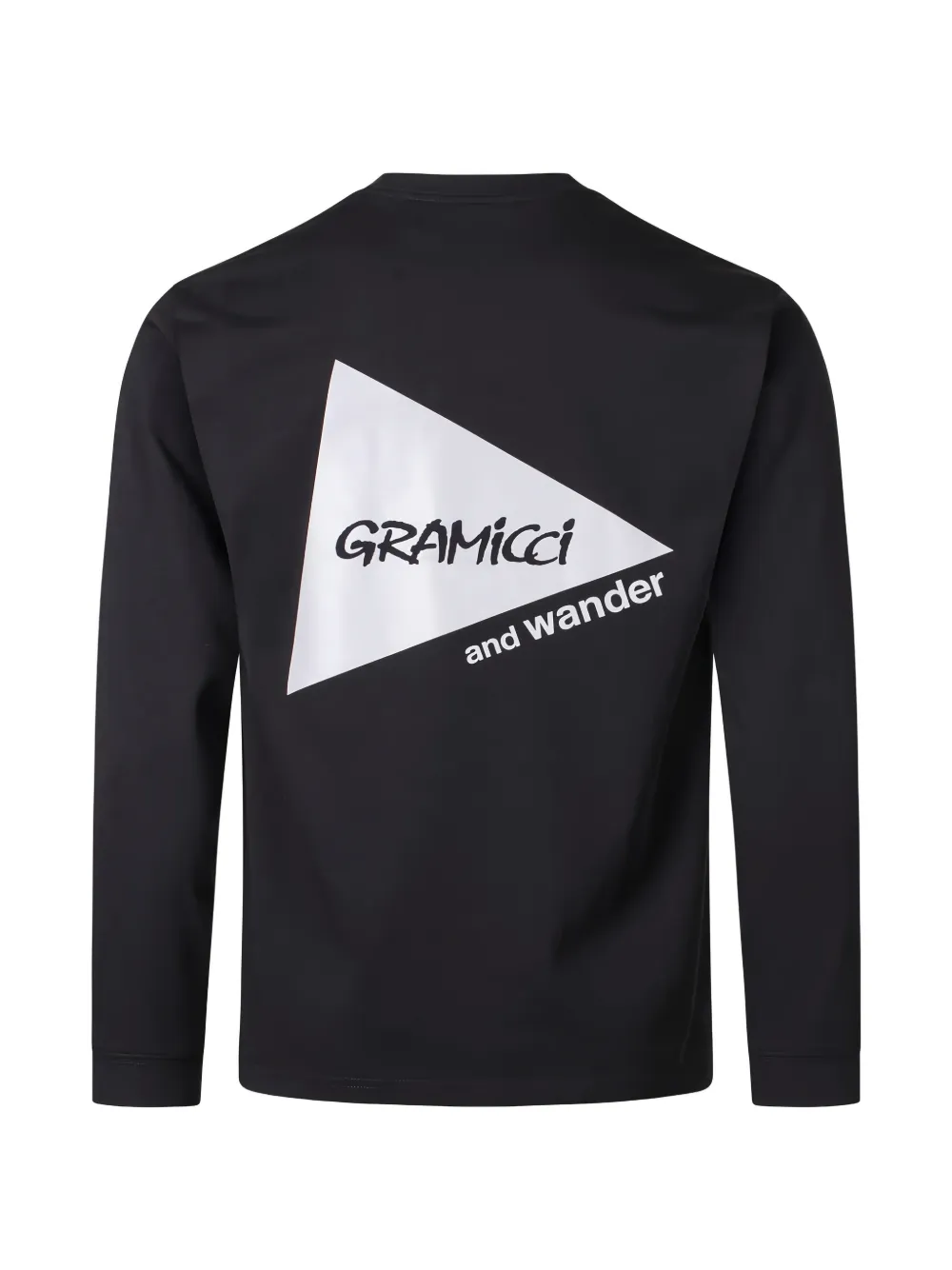 and Wander x Gramicci T-shirt met lange mouwen Zwart