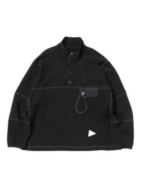 and Wander buttoned chest-pocket sweater
