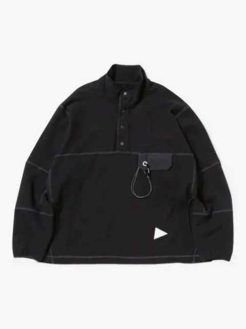 and Wander buttoned chest-pocket sweater