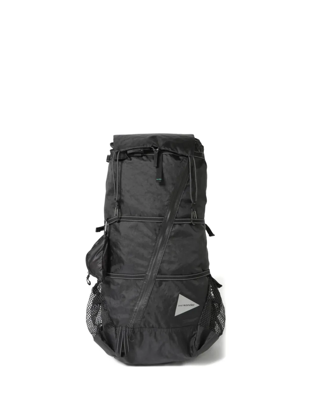 and Wander  Ecopak 45L drawstring backpack | Black | Image 1