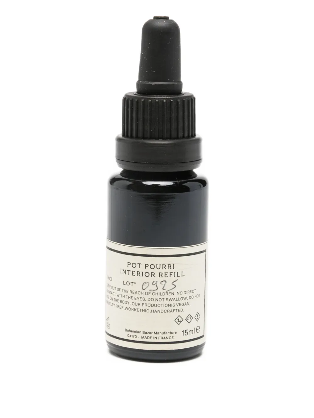 Mad Et Len Asphalte Rose Interior Refill (15ml) In Black