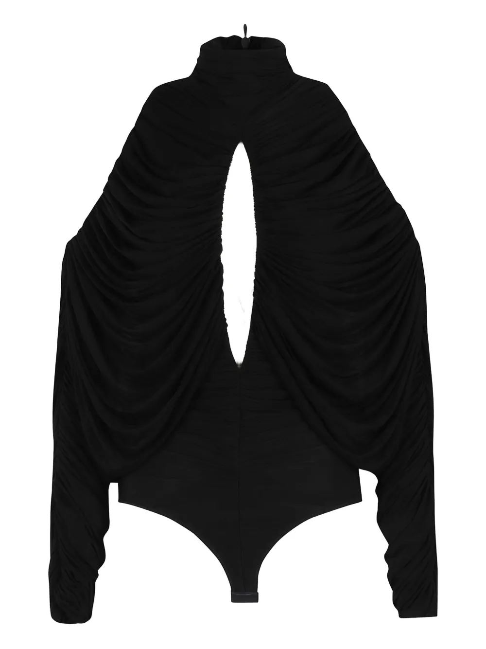 FRANCESCO MURANO Ruched open back top | Black | Image 1