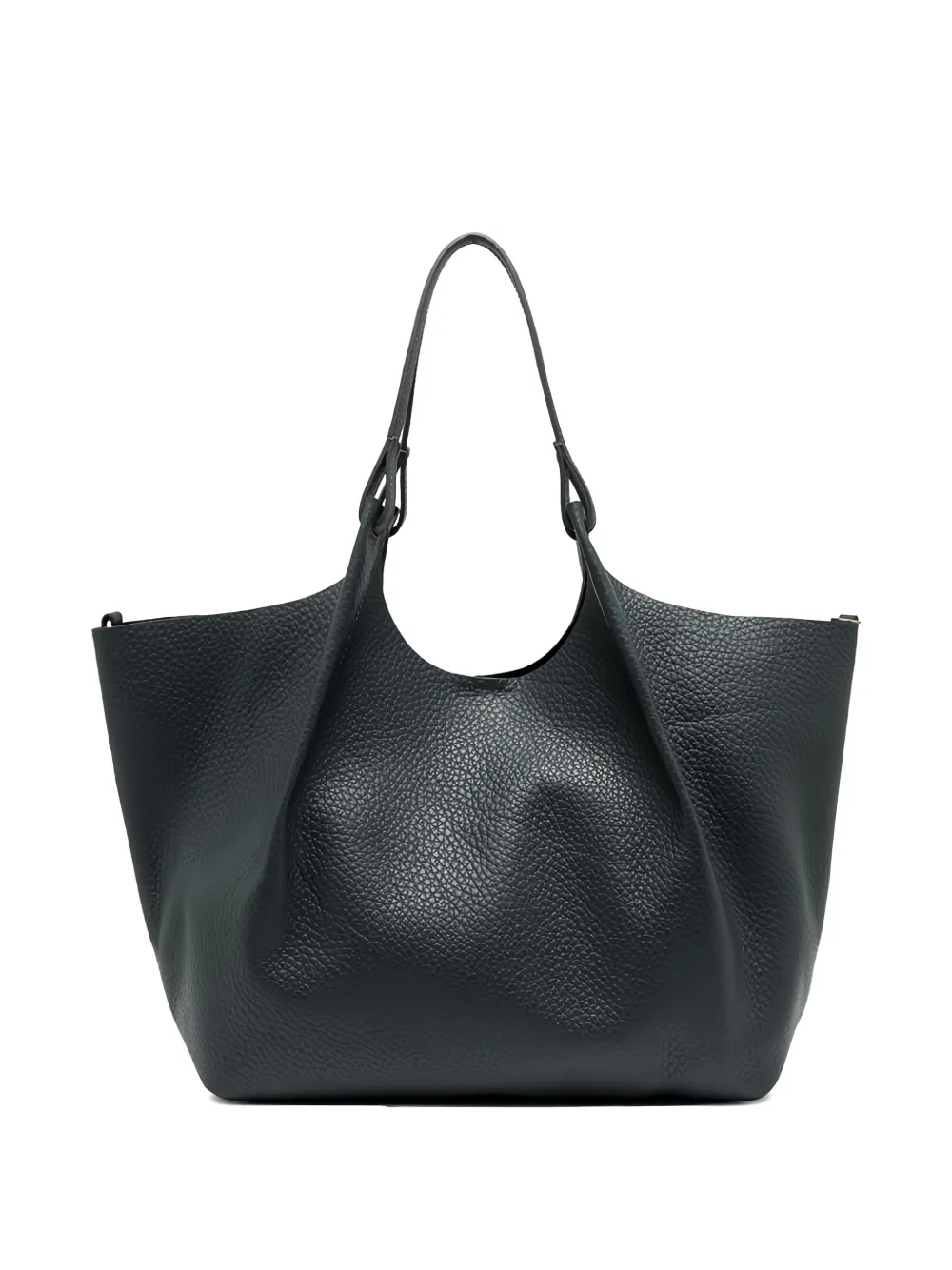 GIANNI CHIARINI Dua pebbled-leather tote bag - Blauw