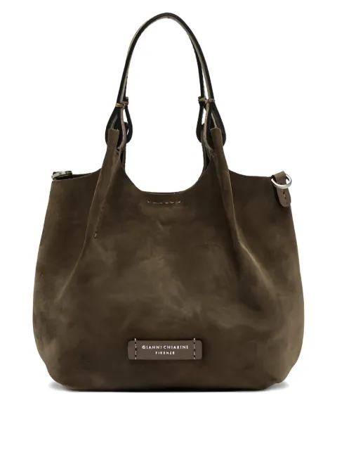 GIANNI CHIARINI Dua suede tote bag