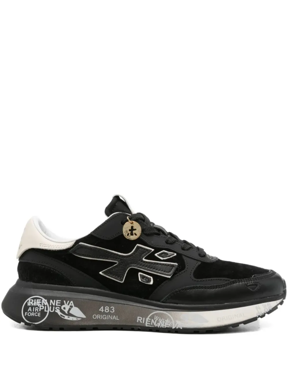 Premiata Lauryn 7803 low-top sneakers Zwart