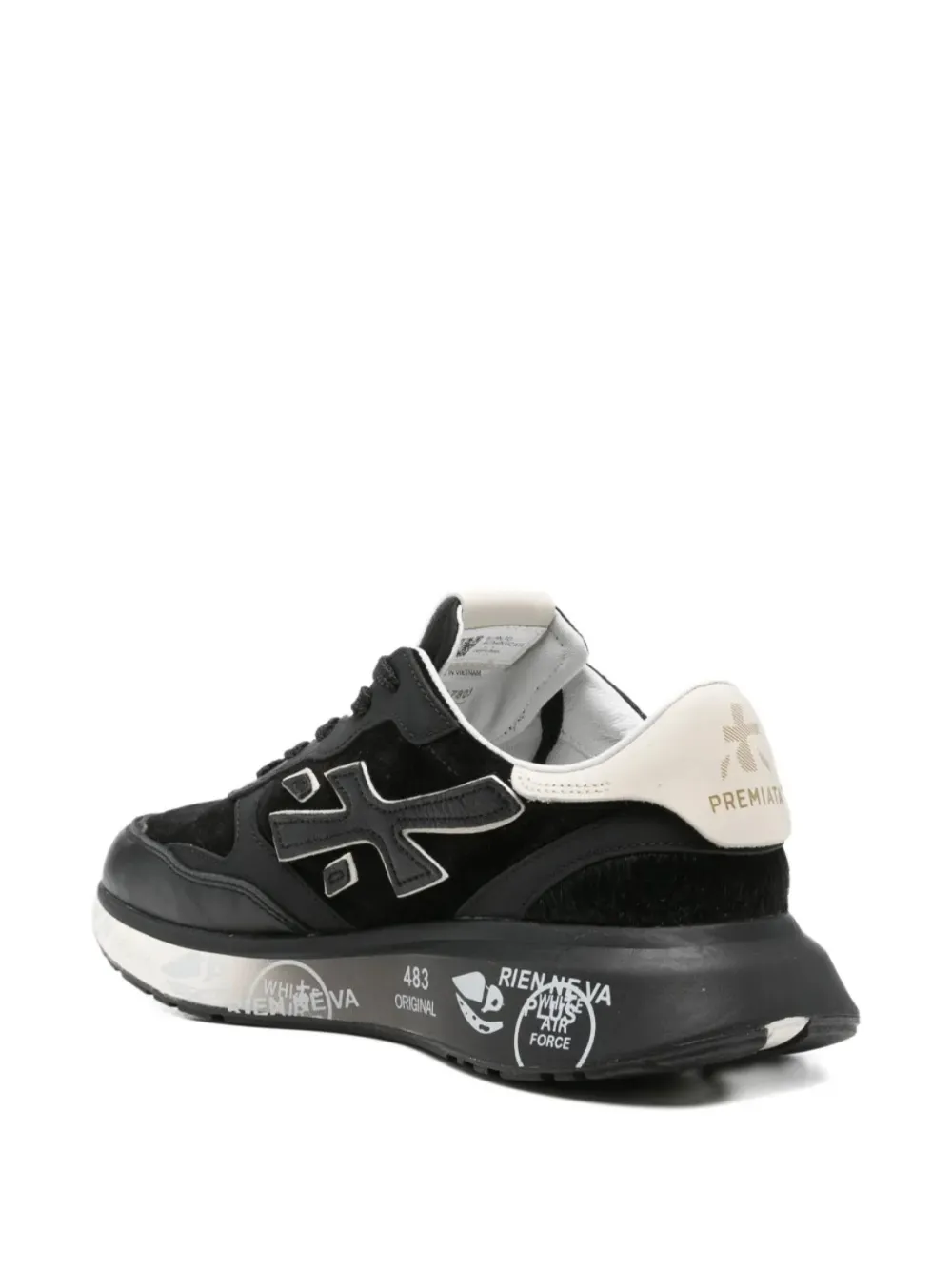 Premiata Lauryn 7803 low-top sneakers Zwart