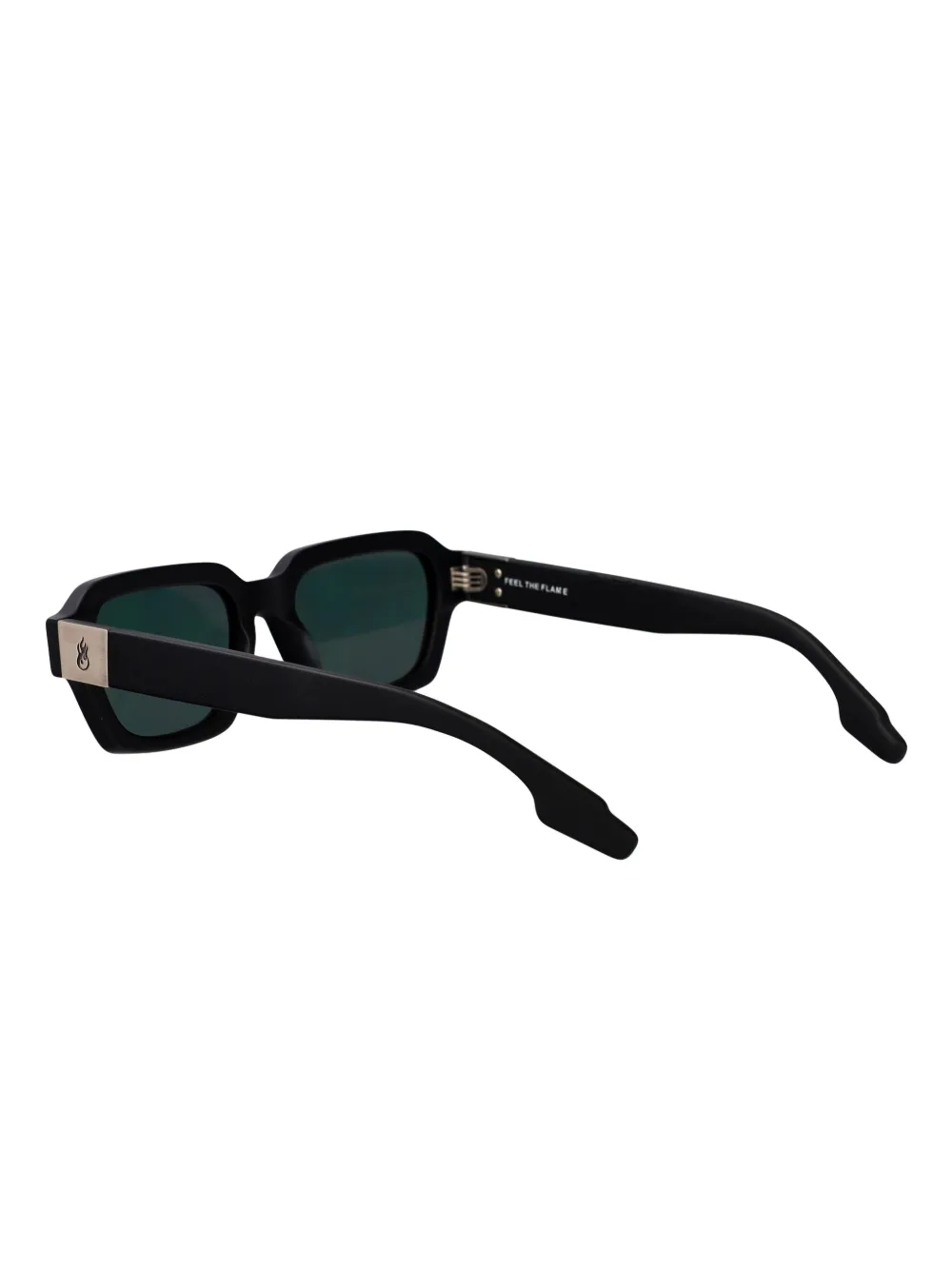 Vision Of Super The Nomad zonnebril met rechthoekig logo Zwart