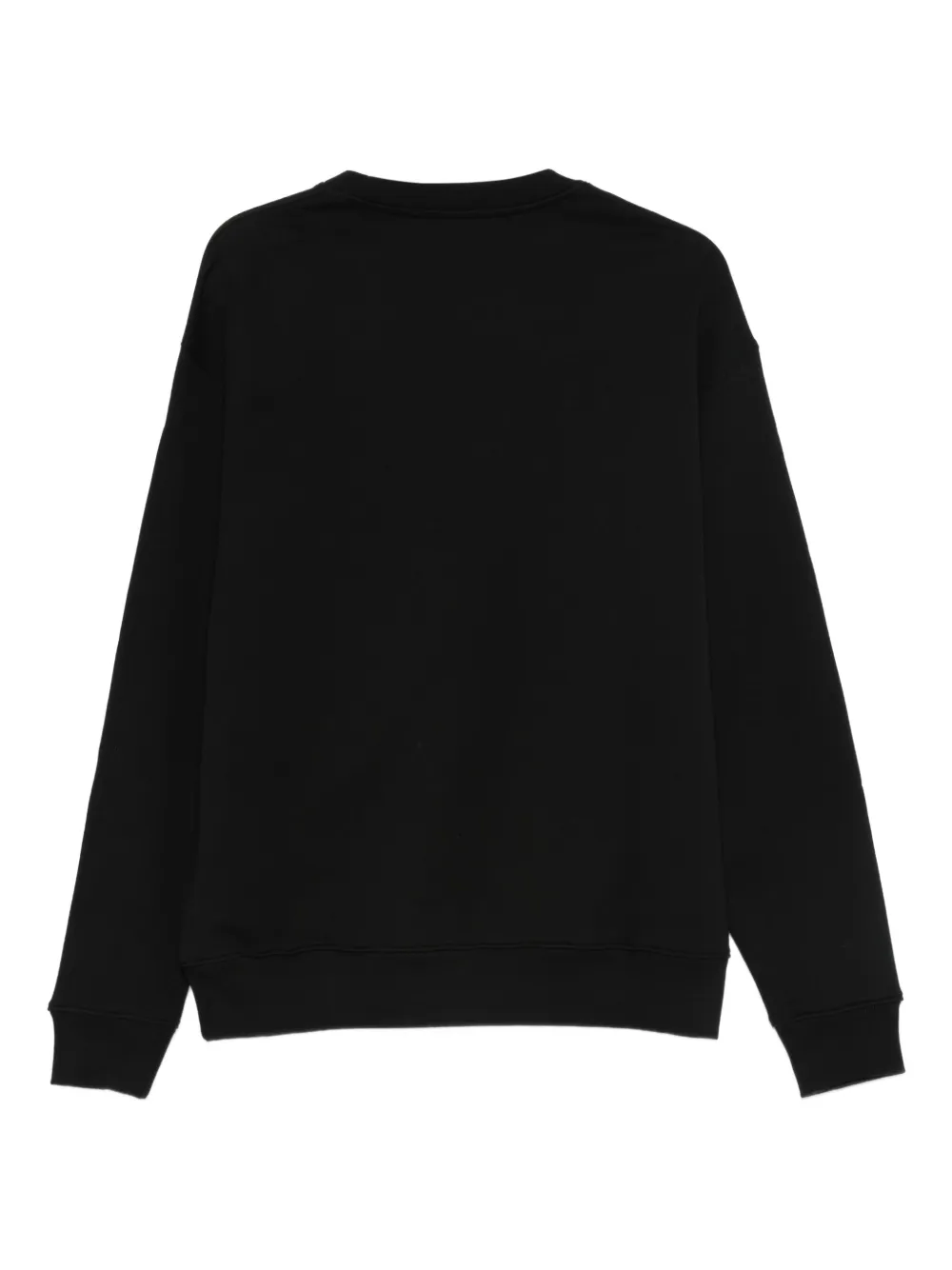 Moschino Sweater met ronde hals en borduurwerk - Zwart