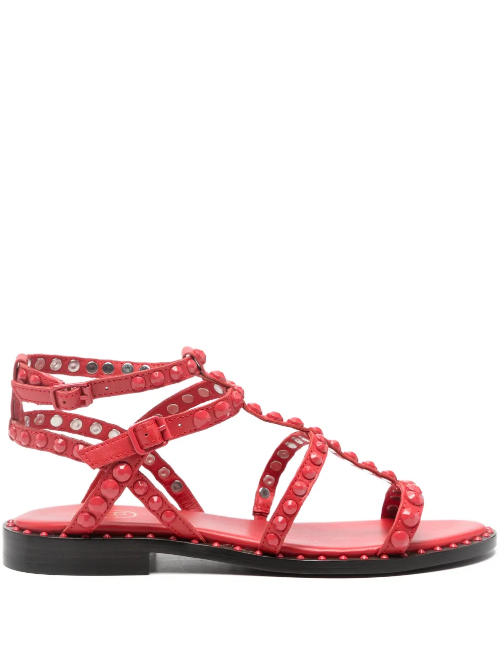 Ash Precious sandalen met studs Rood