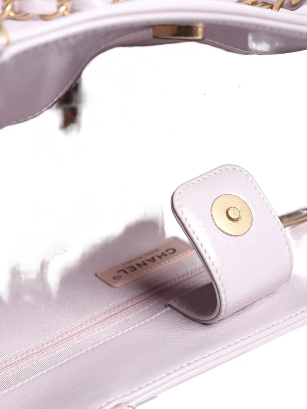 Pre-owned Chanel 2020 Grand Cc Chain Shopping Tote Bag In Pink